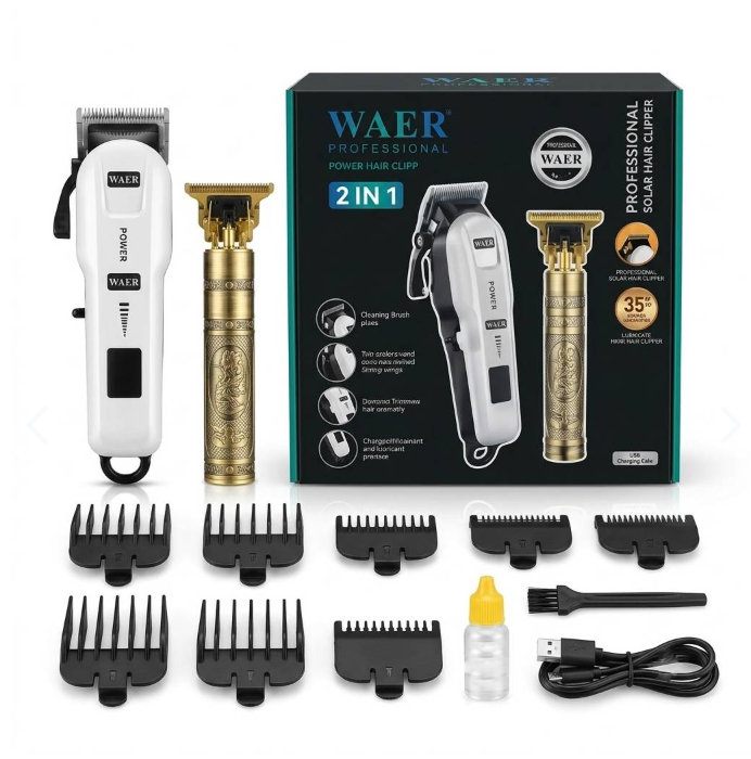 WAER 2 en 1 – Kit Profesional para Cortes Precisos y Acabados Perfectos